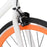 Rantry Fixed Gear Bike White and Orange 700c 59 cm Bicycles