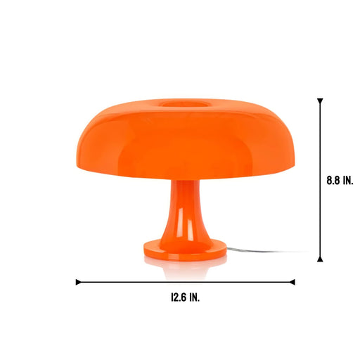 Lotus Atelier Mushroom Lamp - Retro, Aesthetic, Modern, Orange