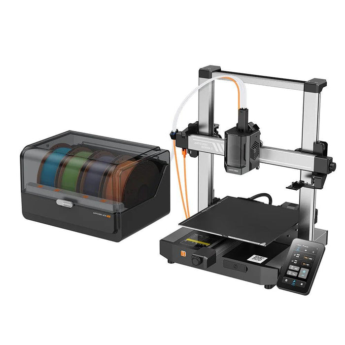 Anycubic Kobra 3 Combo 3D Printer, Multicolor, 600mm/s, Auto-Leveling