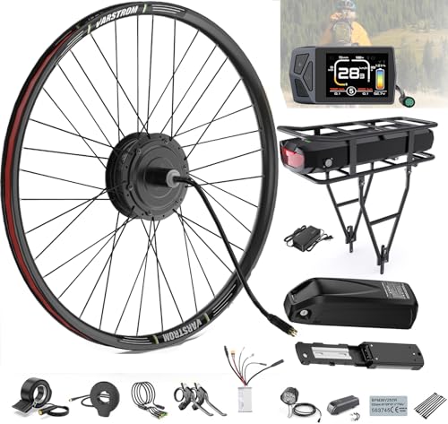 Bafang 48V 500W Rear Hub Motor Kit 26" 27.5" 28"/29"/700C Rear Wheel Electric Bike Conversion kit Ebike Conversion Kit with Optional Battery Display