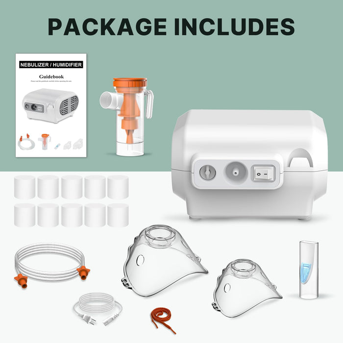 Nebulizer Machine - Portable, Compressor, Home & Travel Use