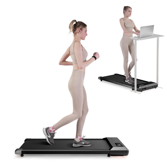 Superun Walking Pad Treadmill, 2.5HP, APP & Remote Control, 136kg Capacity