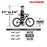 Eurobike Road Bike, XC550 Bike 21Speed Gears Road Bicycle, Dual Disc Brake Bicycle, 54cm 3-Spoke wheel