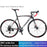 Eurobike Road Bikes mens,21-Speed bike,54CM-Frame, Multiple Color (550-54CM-30rims)