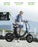 Finbike U4 Electric Bike, 16" Portable Electric Bicycle with Removable Battery, 60KM Max Range, 3 Riding Modes, Front Shock Absorber, Foldable E-bike for Adults/Teens