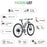 Varstrom 36V 250W Rear Ebike Conversion Kit 26" Rear Wheel Hub Motor Kit Electric Bike Conversion Kit with DZ40 Display & PAS Sensor & Controller for City & Mountain Bikes