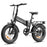 Touroll Electric Bike Folding E-bike, S1 20"×4.0" Fat Tire Electric Bicycle, 48V 15.6Ah Removable Battery, 50KM-100KM, 7 Speed, 60N.M Hub Motor E-bike for All Terrain, MTB/Beach/Snow