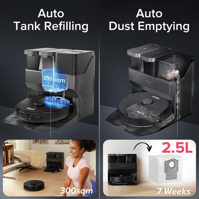 roborock S7 Max Ultra Robot Vacuum, Self-Drying, Auto Mop Wash & Dry