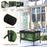 Heated Cat House - Outdoor, Waterproof, Insulated, Heating Pad, Green