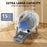 Cumrige 95L Self Cleaning Litter Box - App Control, Safety, Garbage Bags