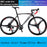 Eurobike Road Bike, XC550 Bike 21Speed Gears Road Bicycle, Dual Disc Brake Bicycle, 54cm 3-Spoke wheel