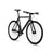 6KU Aluminum Fixed Gear Single-Speed Fixie Urban Track Bike, Shadow Blacke, 58cm/L