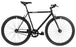 FabricBike-Fixed Gear Bike, Single Speed,Hi-Ten steel black frame, 10Kg (Fully Matte Black, M-53)